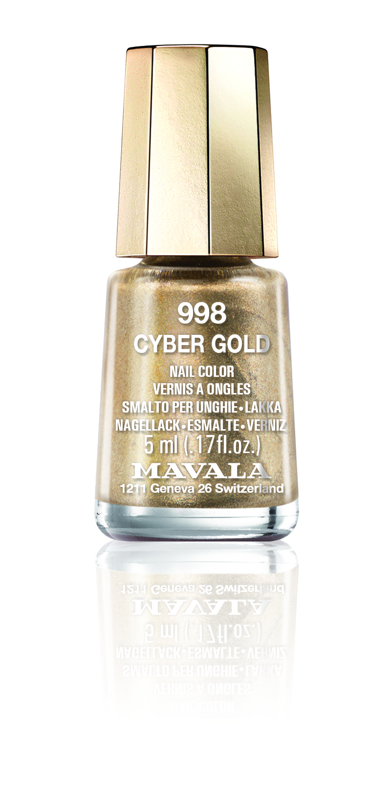 Mavala Cyber Gold nail polish